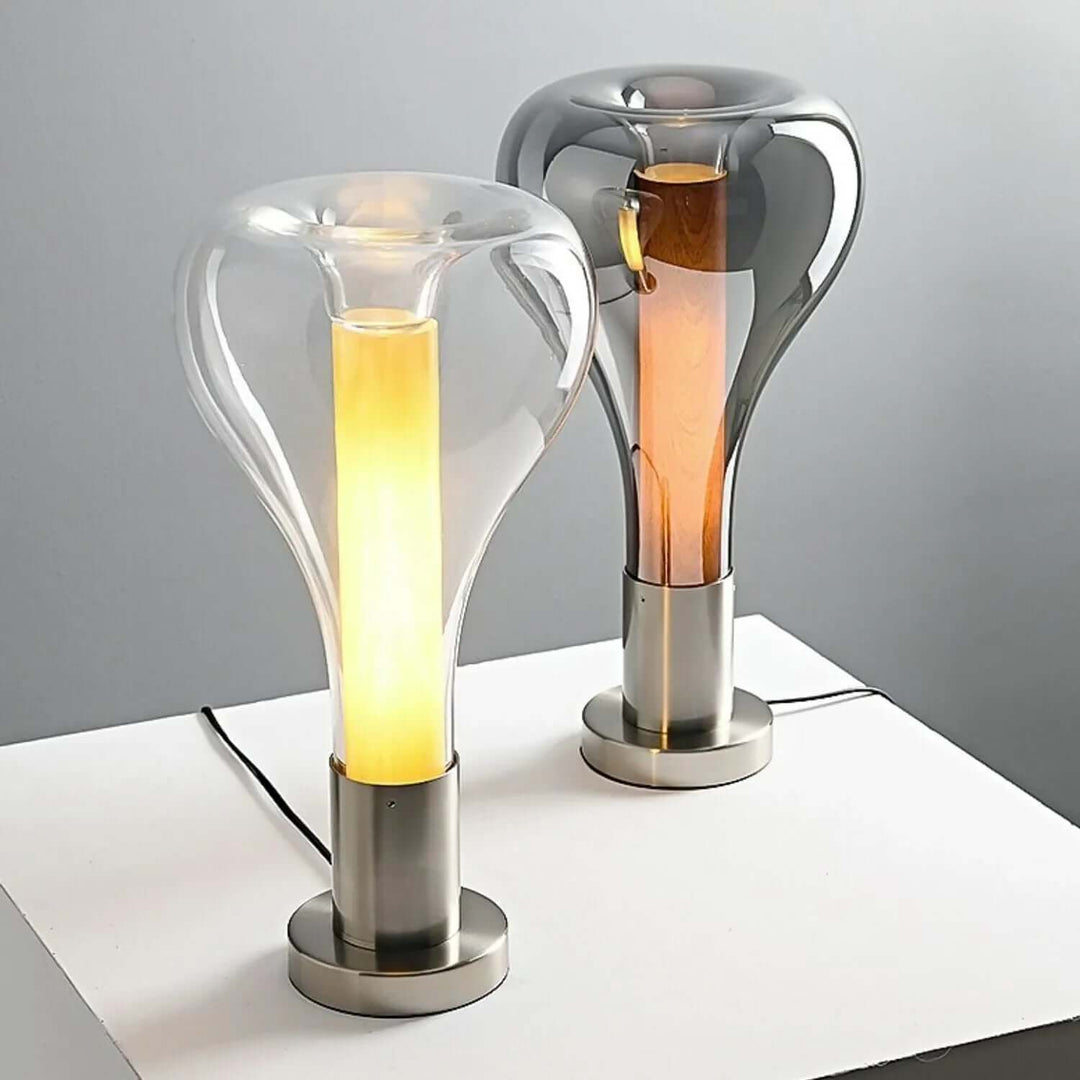 Lava Art Glass Table Lamp with LED Light