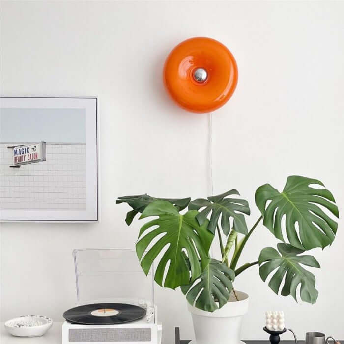 Modern Donut LED Wall & Table Lamp, 30cm