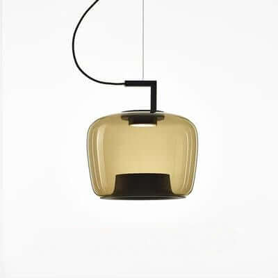 Modern Glass Pendant Light with LED