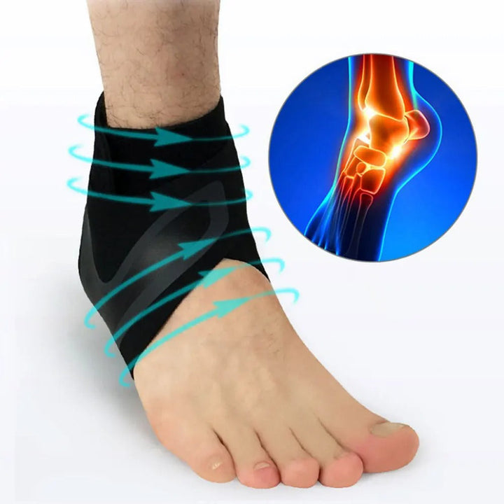 Elastic Ankle Support with Adjustable Strap – Unisex Fit