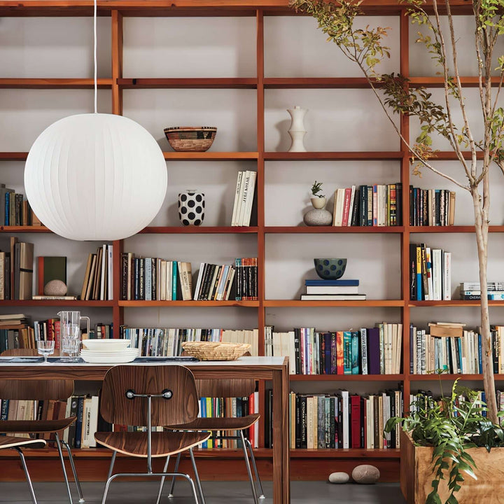 Nordic Style Pendant Lamp with Semi-Wood Finish