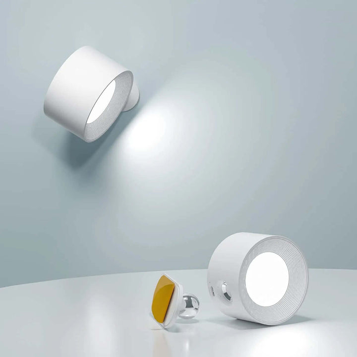 Cordless LED Wall Lamp with 360° Rotation