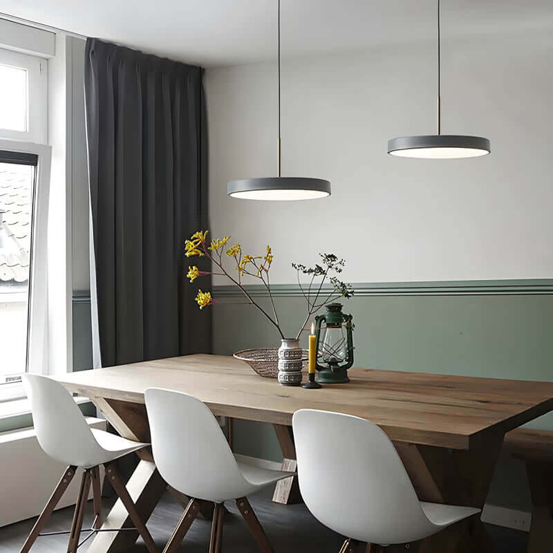 Modern LED Pendant Light Fixture, Adjustable Hanging Ceiling Lamp