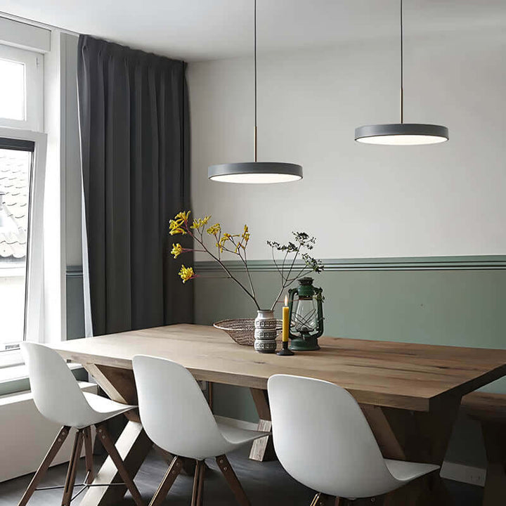 Modern LED Pendant Light Fixture, Adjustable Hanging Ceiling Lamp