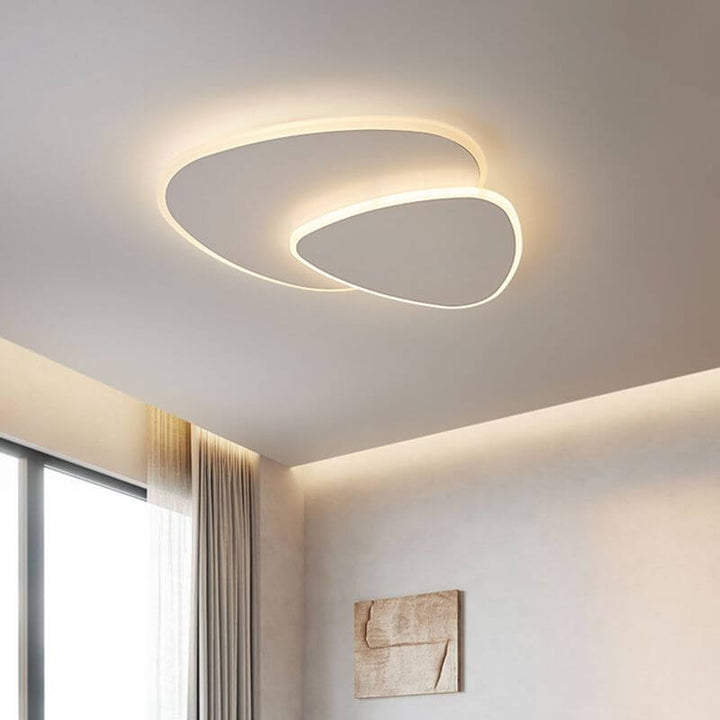 Modern Elliptical LED Ceiling Light Fixture