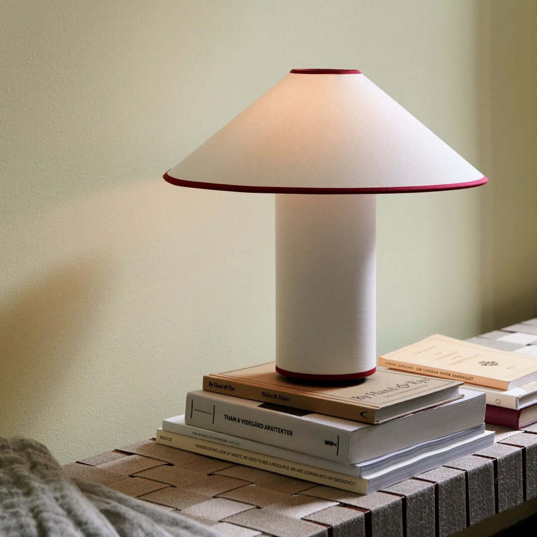Elegant Metal & Fabric Table Lamp 32cm