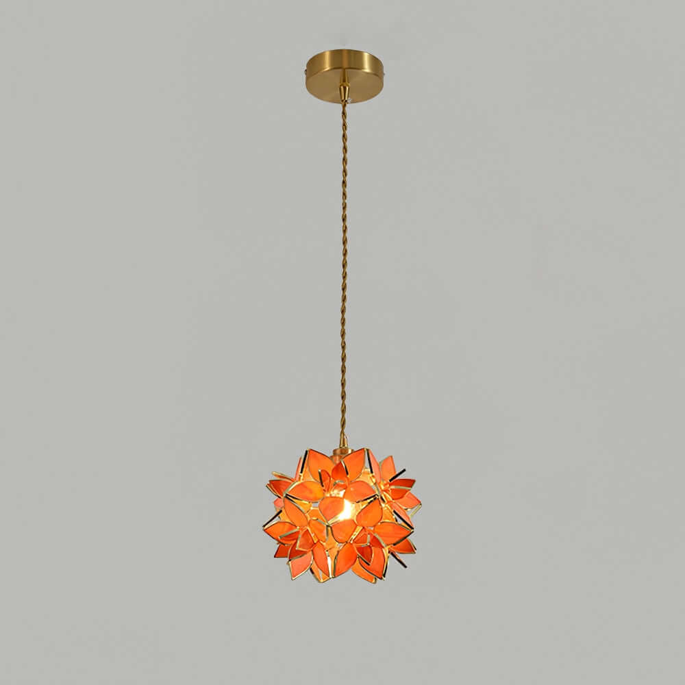 Capiz Shell Pendant Light, 20cm, Elegant Hanging Lamp