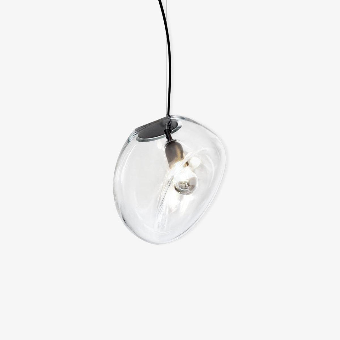Modern Glass Pendant Lamp, Water Drop Design