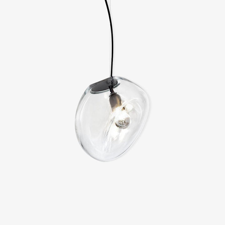 Modern Glass Pendant Lamp, Water Drop Design