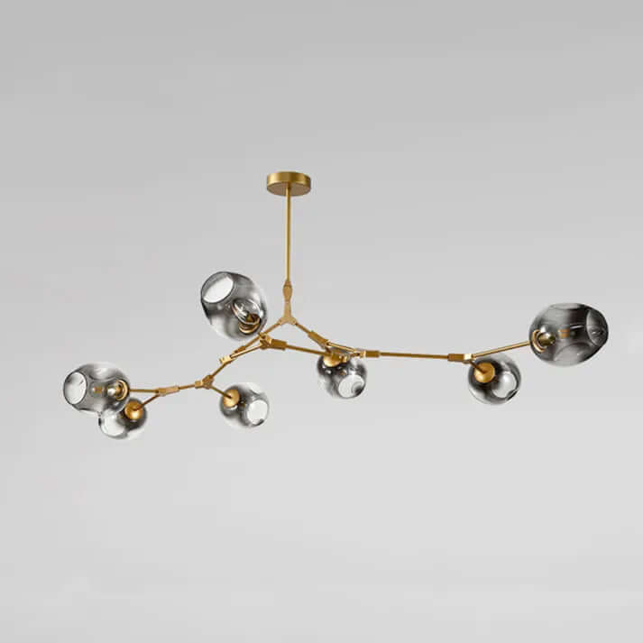 Modern Bubble Glass Sputnik Chandelier