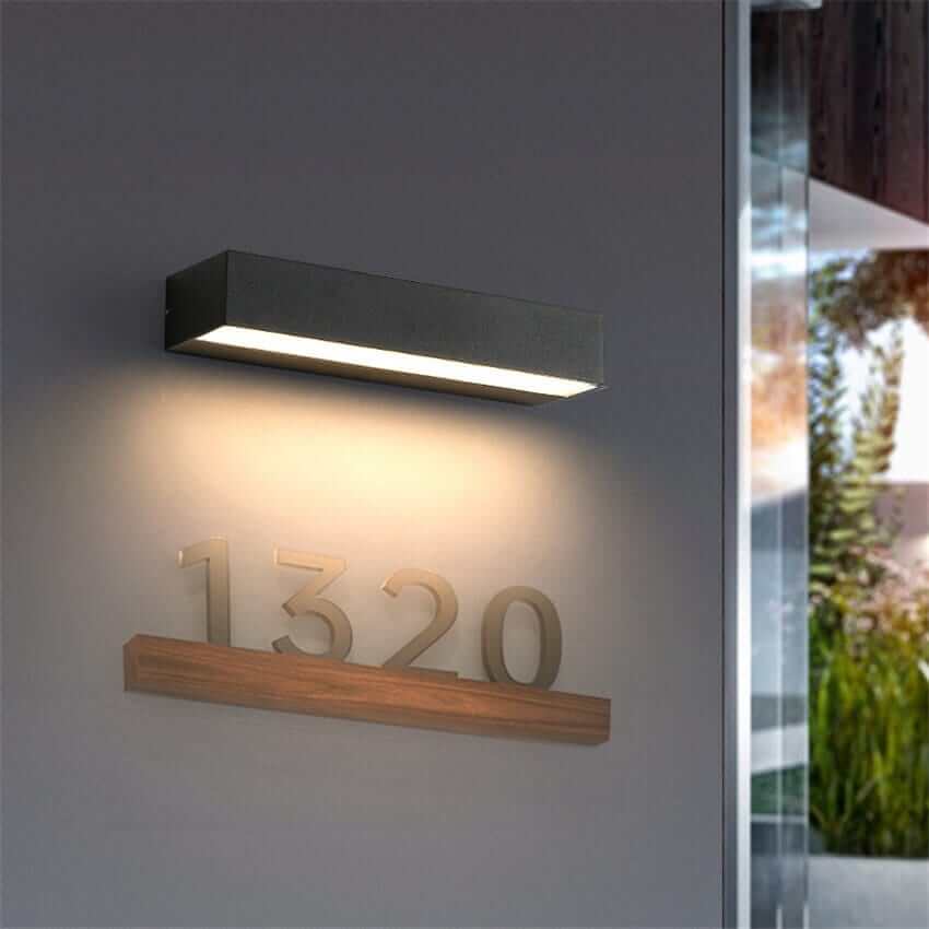 Outdoor LED Bar Wall Light Fixture - IP65 Waterproof