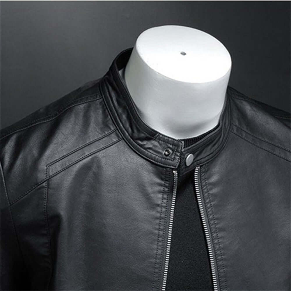 Classic Style Biker Jacket for Men