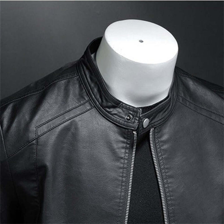 Classic Style Biker Jacket for Men