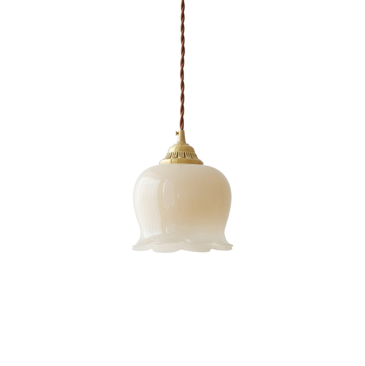 Floral Pendant Lamp, Elegant Hanging Ceiling Light Fixture
