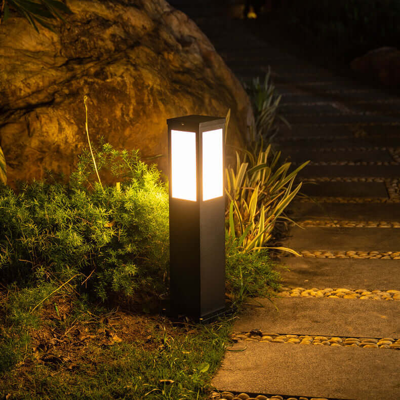 Modern Outdoor Solar Garden Lantern