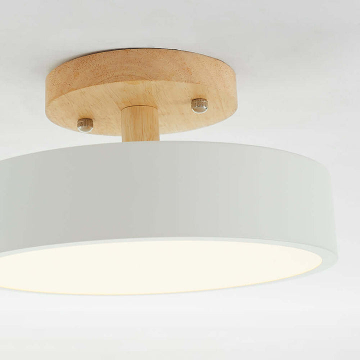 Modern Wooden LED Ceiling Light