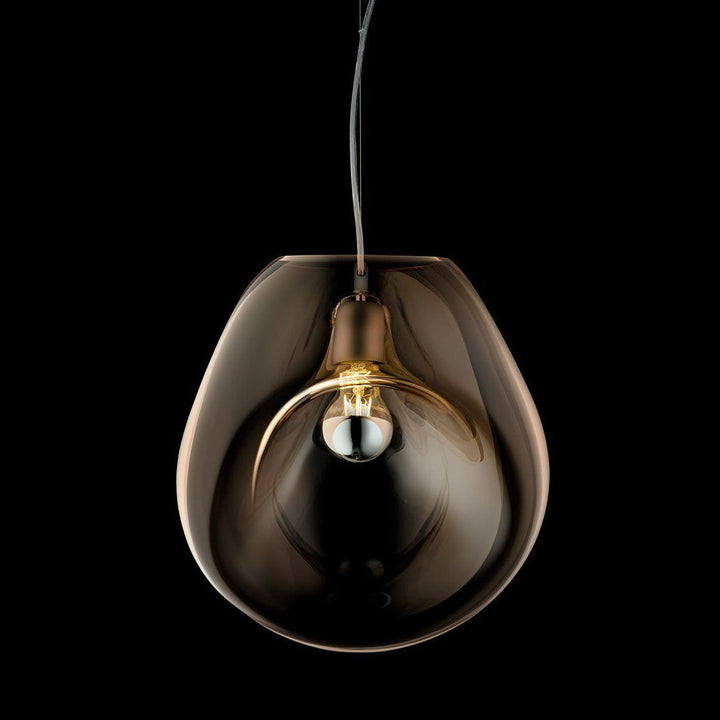 Modern Glass Pendant Lamp, Water Drop Design