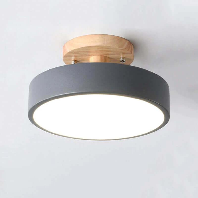 Modern Wooden LED Ceiling Light