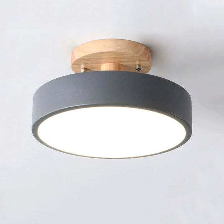Modern Wooden LED Ceiling Light