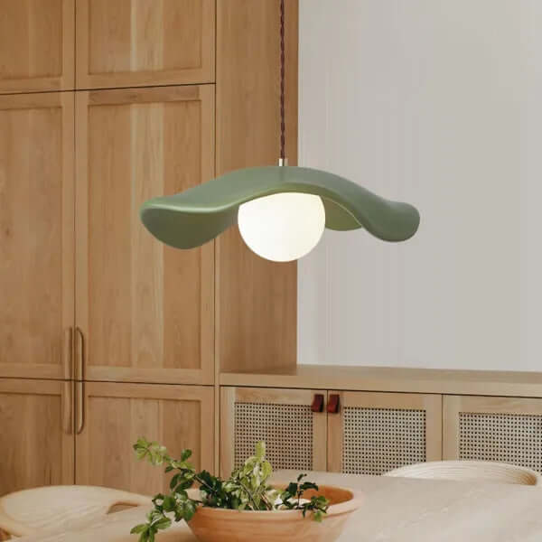 Wabi Sabi Lotus Leaf Pendant Light