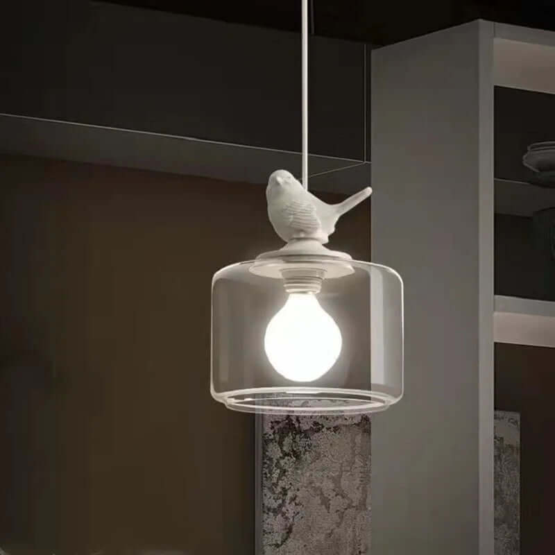 Decorative Bird Hanging Lamp with LED Bulbs
