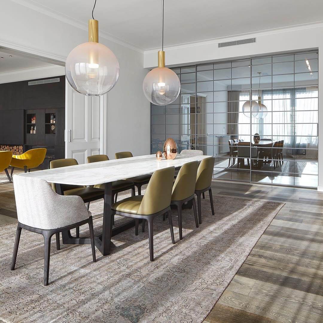 Modern Glass Pendant Lamp for Ambient Lighting