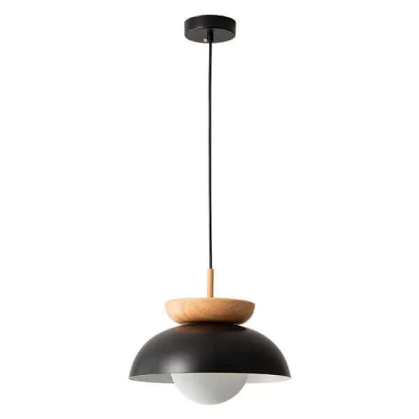 Modern Semi-Wooden Pendant Light