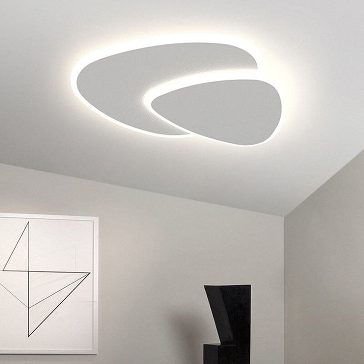 Modern Elliptical LED Ceiling Light Fixture