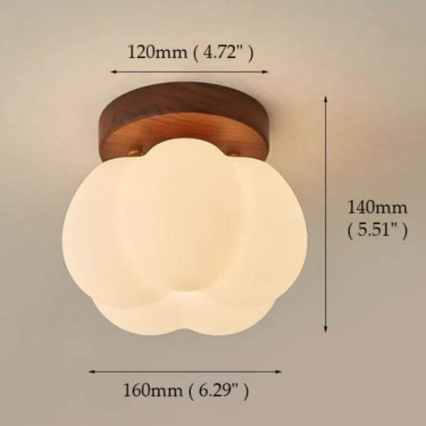 Pumpkin LED Ceiling Lamp 16cm