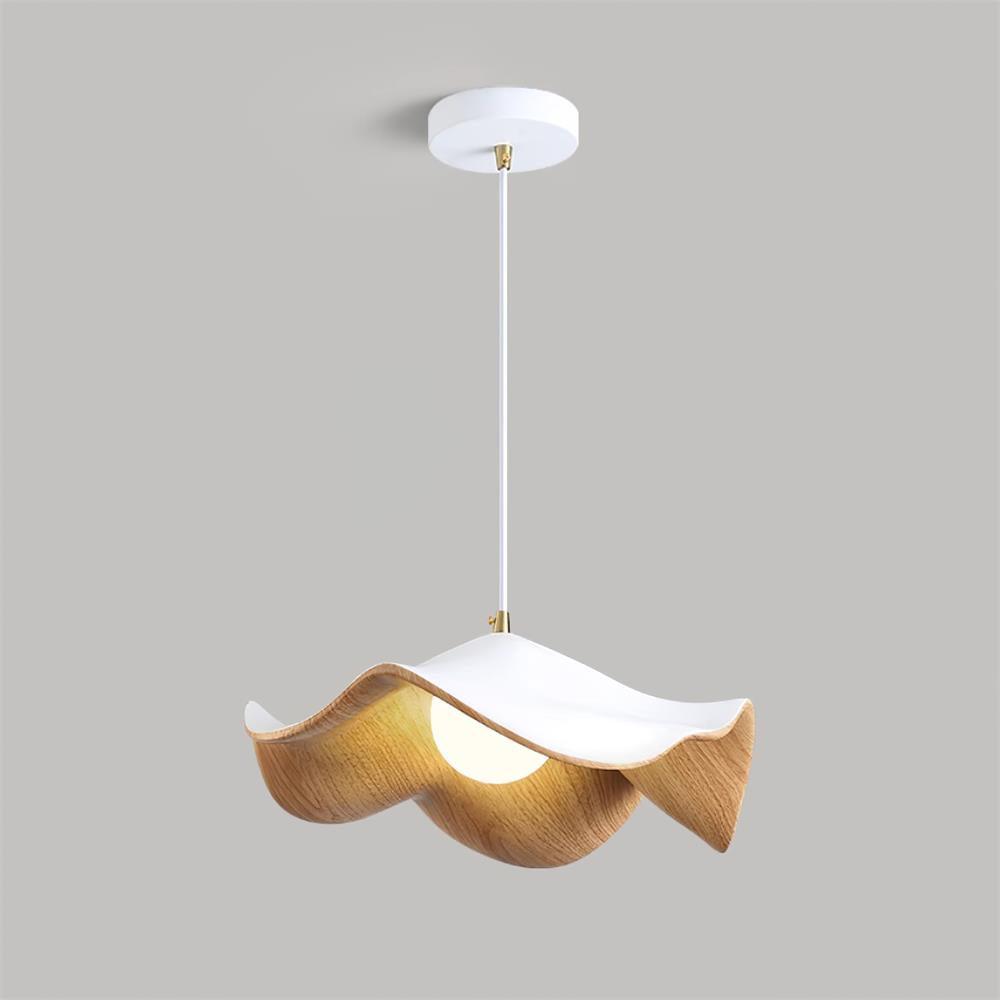 Decorative Resin Pendant Lamp with Leaf Design