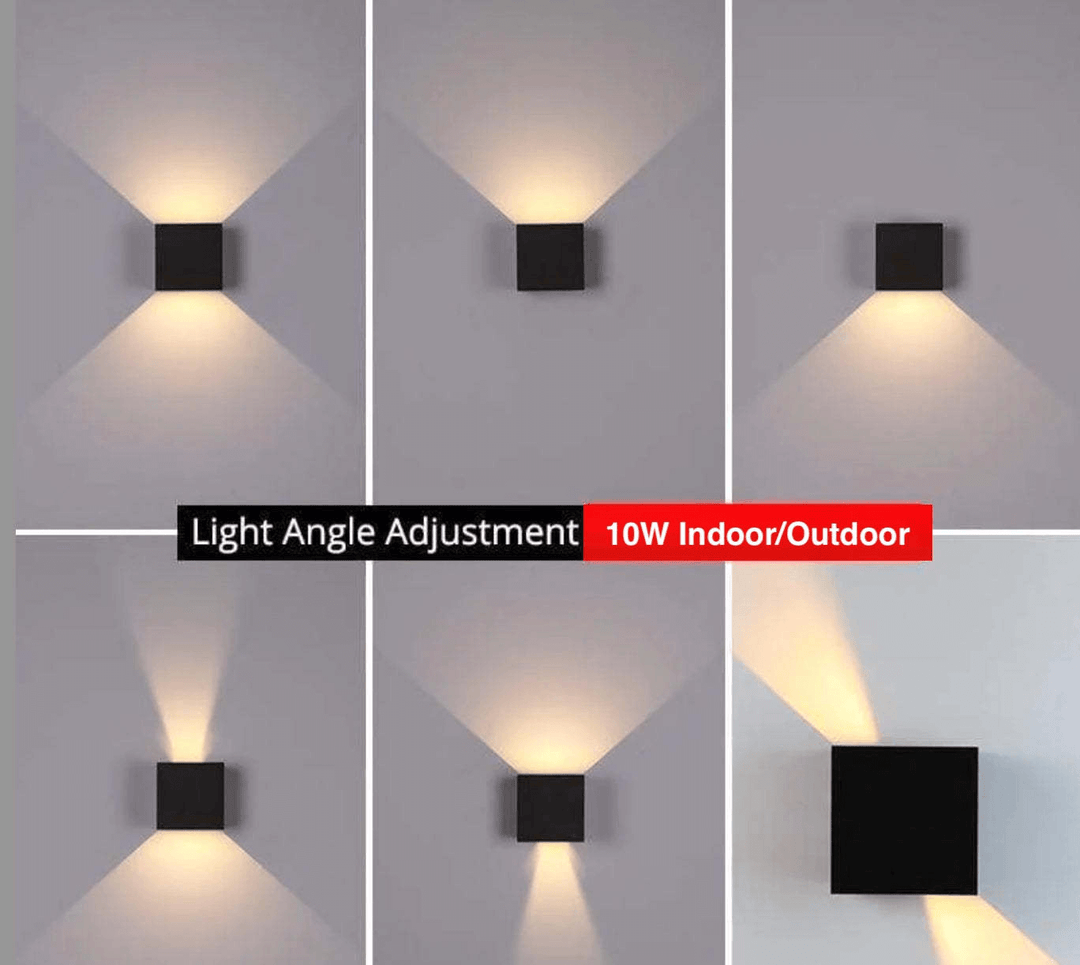 Waterproof LED Wall Sconce - Outdoor/Indoor Lighting
