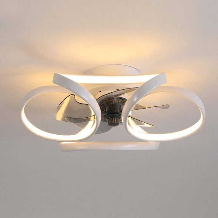 Modern Ceiling Fan Light with Remote