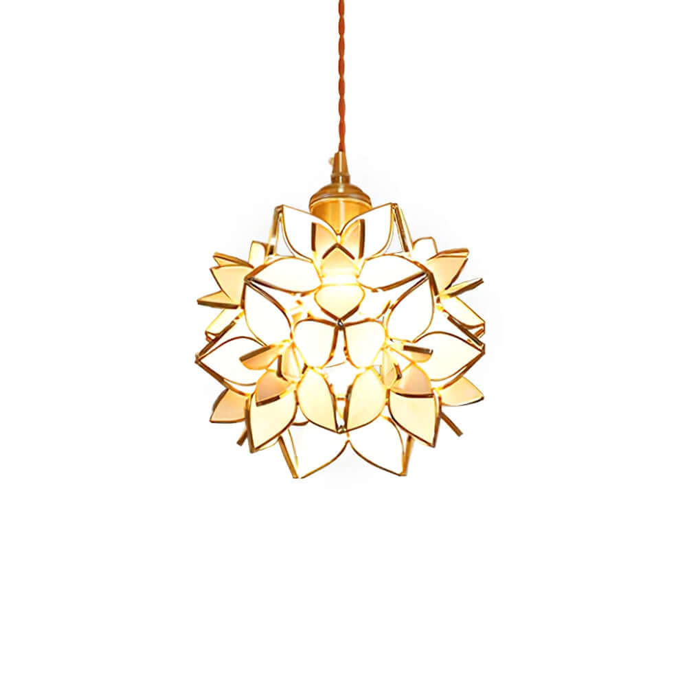 Capiz Shell Pendant Light, 20cm, Elegant Hanging Lamp