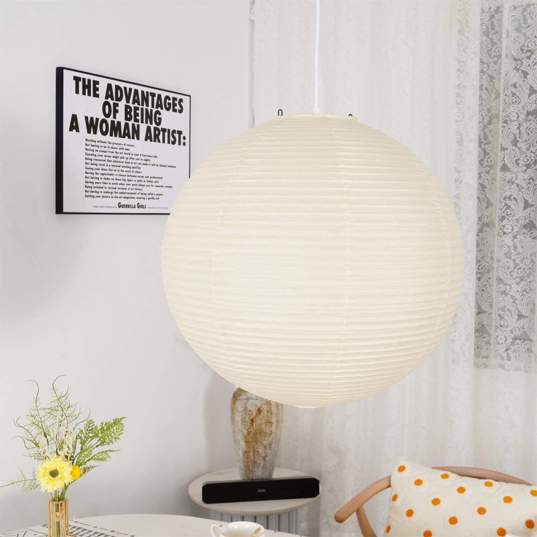 Japanese Pendant Lamp with Wire