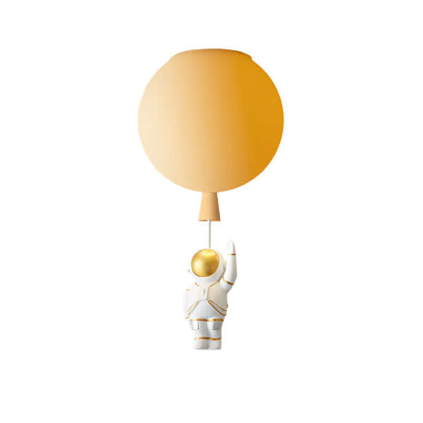 Modern Moon Astronaut LED Ceiling Light