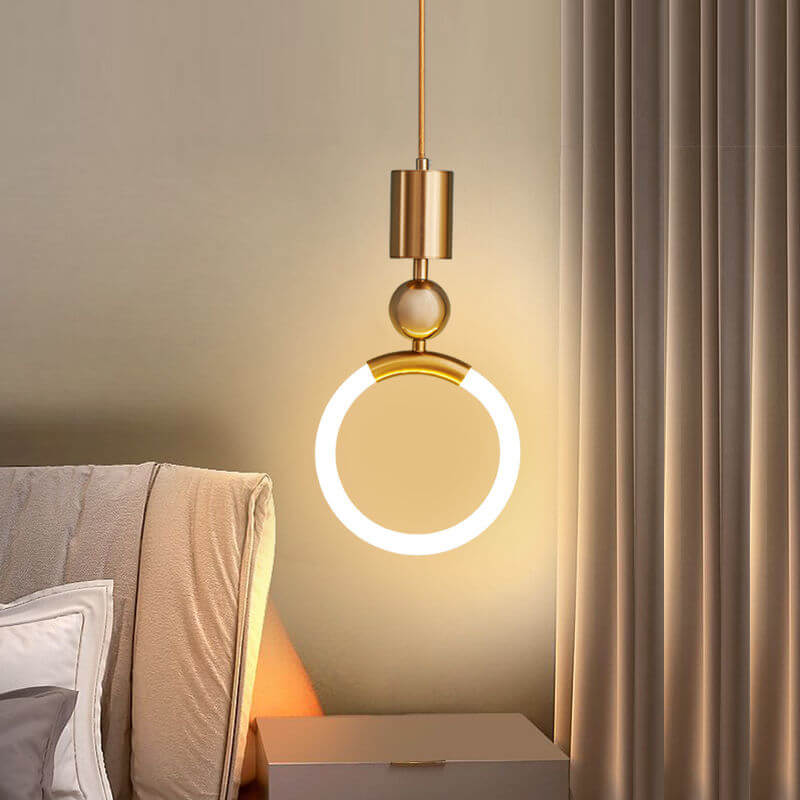 Modern LED Pendant Light Fixture for Minimalist Home Decor