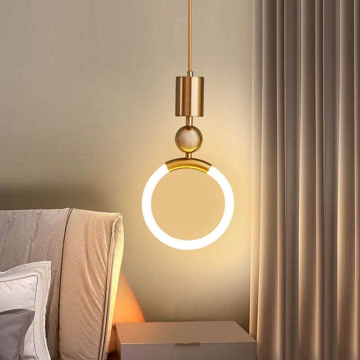 Modern LED Pendant Light Fixture for Minimalist Home Decor
