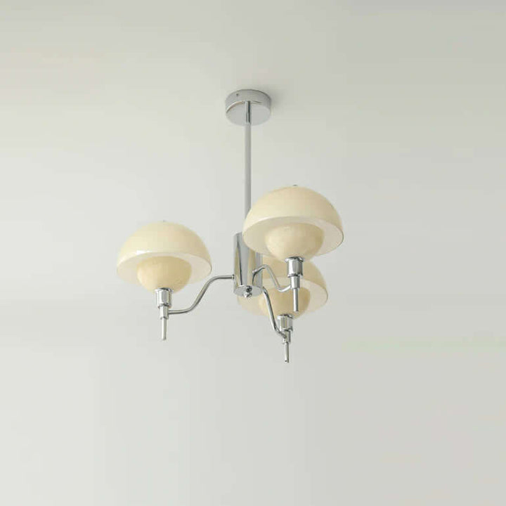 Elegant Cream Bubble Chandelier