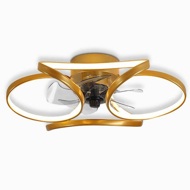 Modern Ceiling Fan Light with Remote