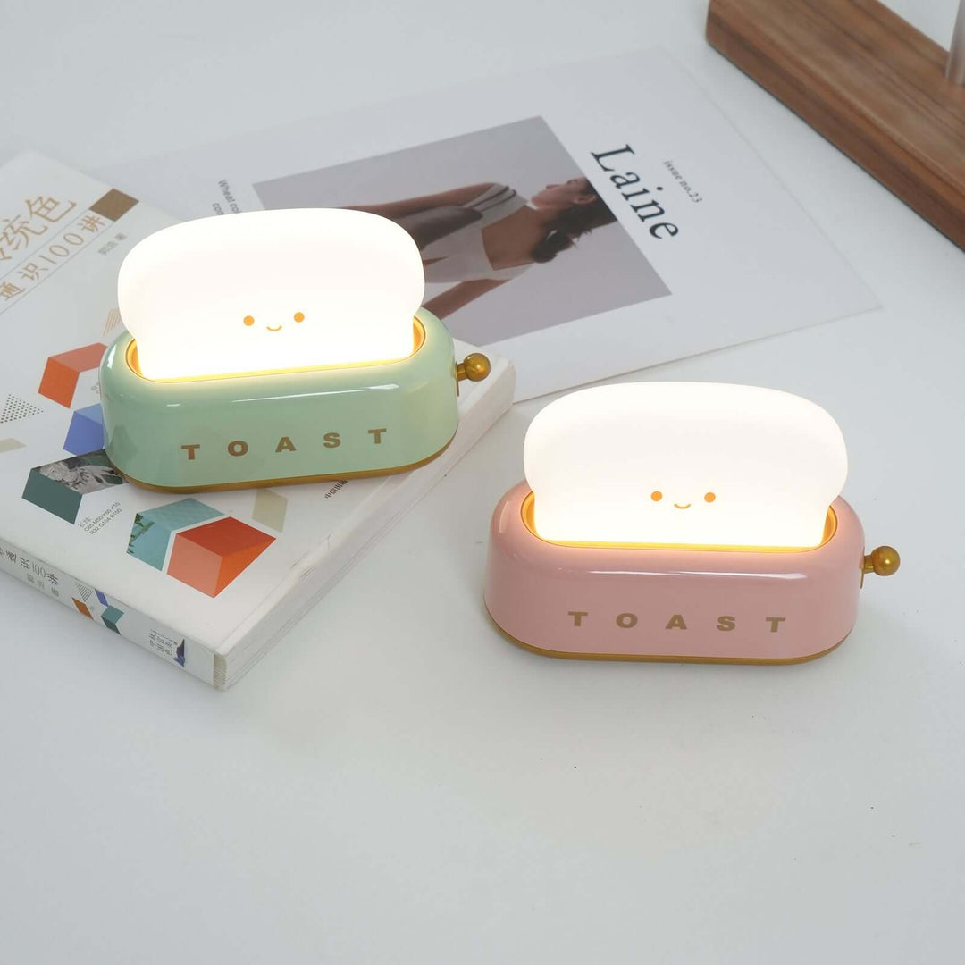 Rechargeable Toaster Lamp, Battery Desk Light