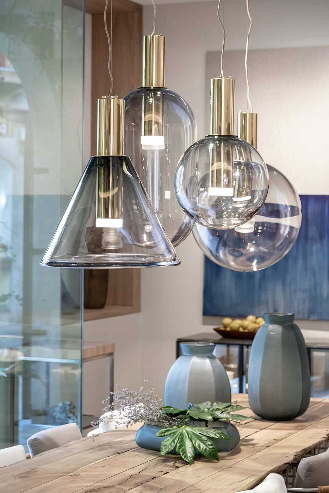 Modern Glass Pendant Lamp for Ambient Lighting
