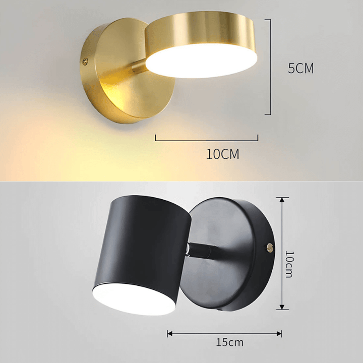 Modern Copper LED Wall Light