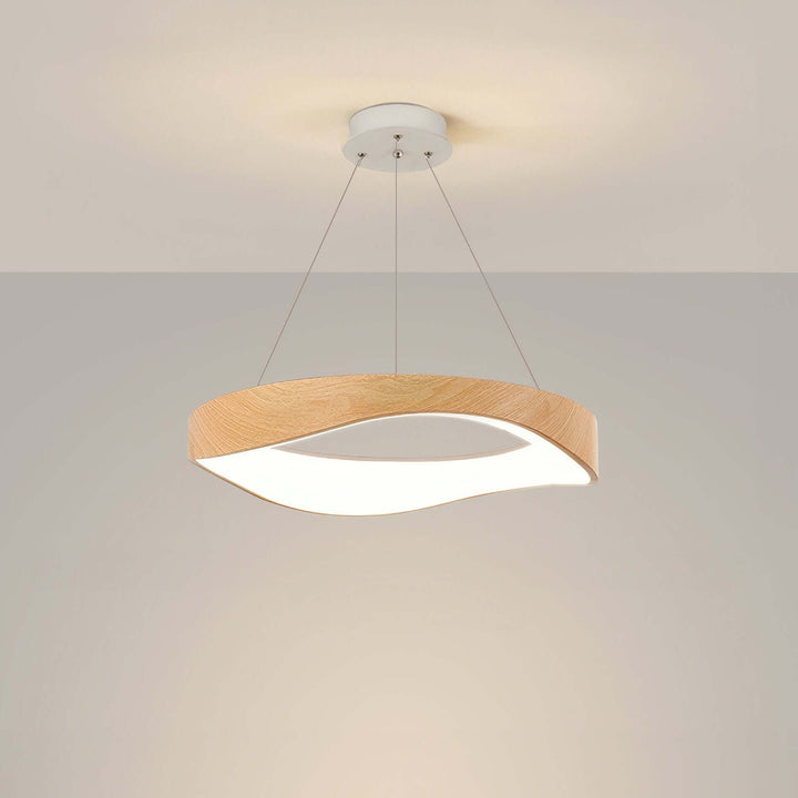 Round LED Pendant Light, Modern Ceiling Lamp, Dimmable