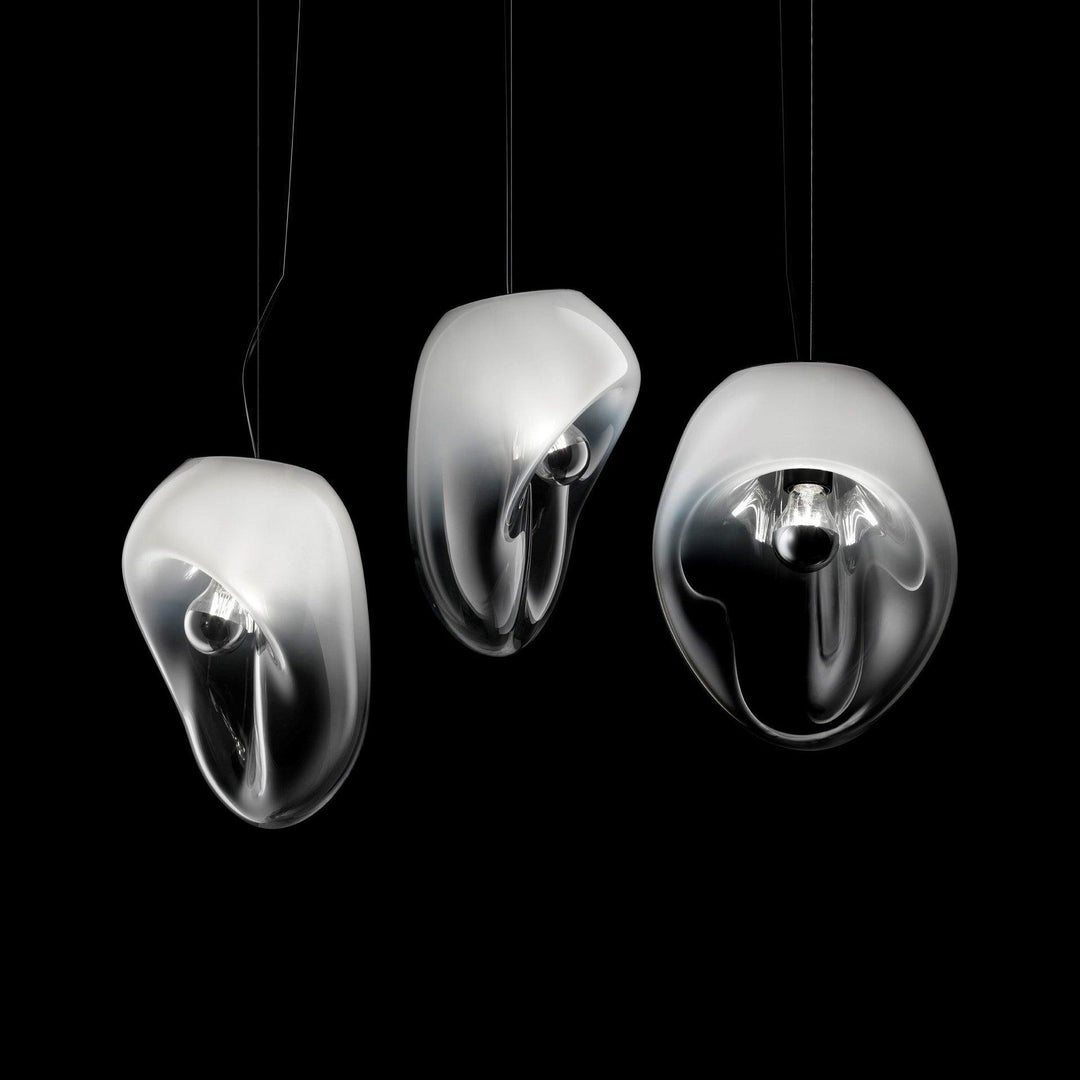 Modern Glass Pendant Lamp, Water Drop Design