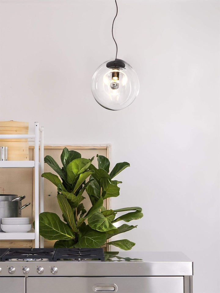 Modern Glass Pendant Lamp, Water Drop Design