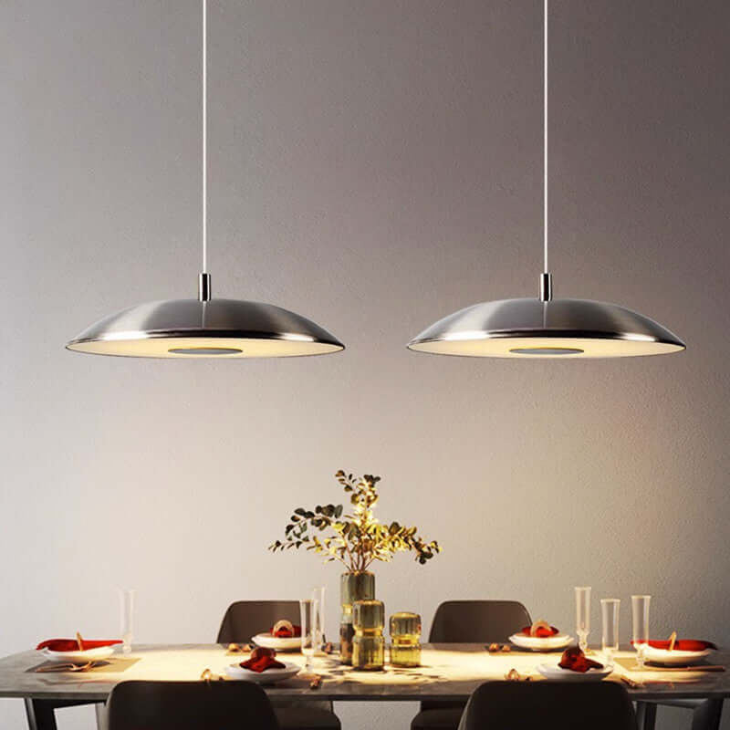 Modern Iron Nickel LED Pendant Light