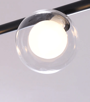 Frosted Glass Chandelier Modern Ceiling Light Fixture