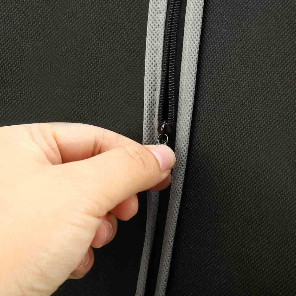 10 clear window garment bags for breathable clothing storage. Perfect for protecting suits, dresses, & coats.