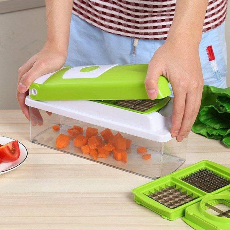 Efficient multi-function vegetable grater & shredder. Speeds up healthy meal prep with ease.