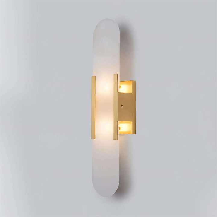 Elongated Alabaster Wall Lamp